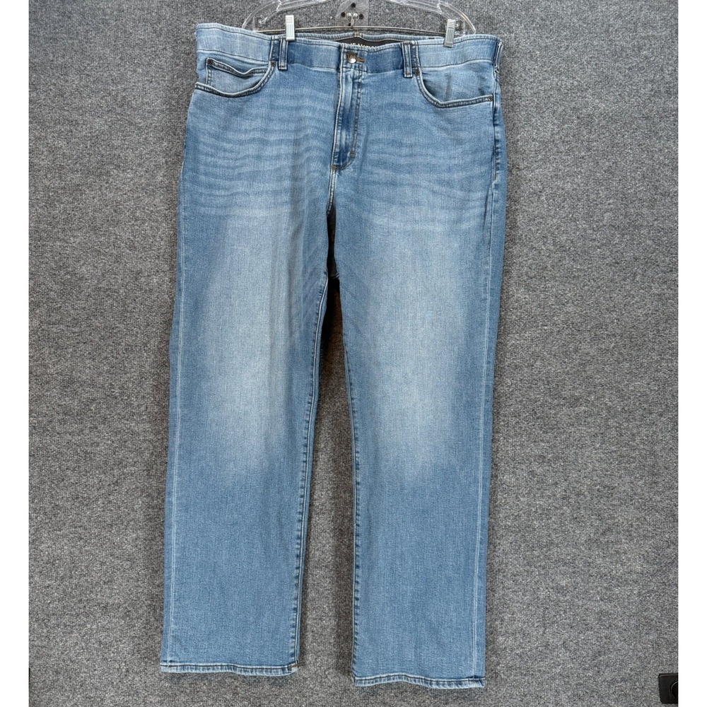 Lee Jeans Mens 46x31 Blue Extreme Motion MVP Relaxed Straight Leg Stretch Denim